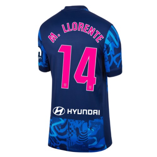 Fotballdrakt Dame Atletico Madrid Marcos Llorente #14 Tredjedrakt 2024-25 Kortermet